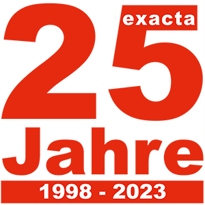 25 Jahre exacta 1998-2023